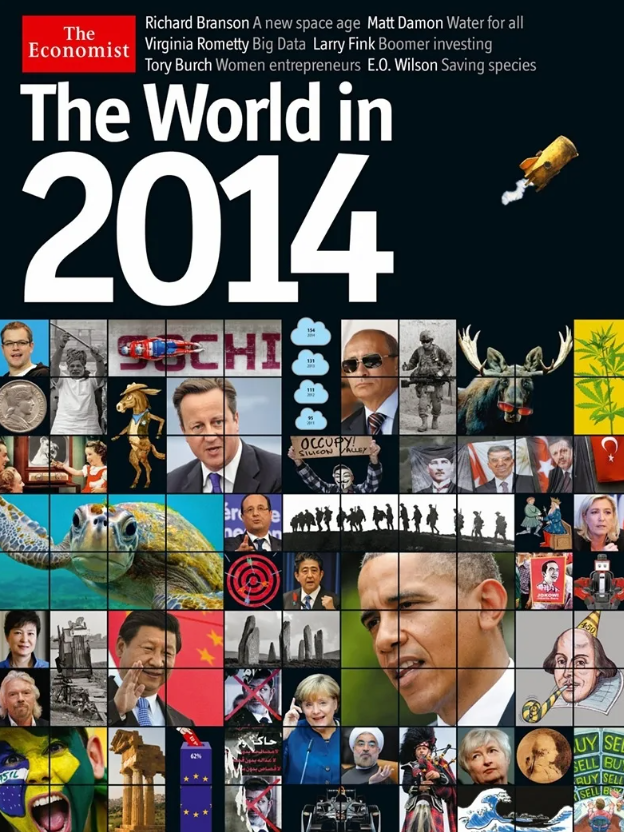 Обложка The Economist конца 2023 года была наполнена предсказаниями ряда событий: некоторые из них действительно произошли 6