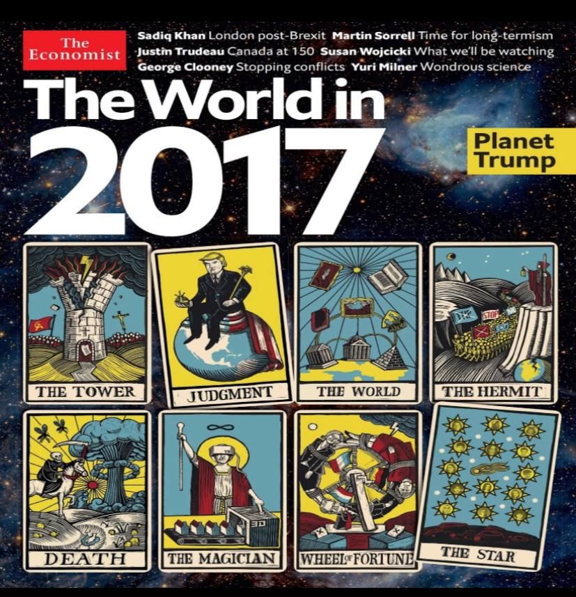 Обложка The Economist конца 2023 года была наполнена предсказаниями ряда событий: некоторые из них уже действительно произошли 7