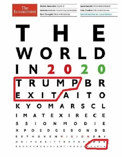 Обложка The Economist конца 2023 года была наполнена предсказаниями ряда событий: некоторые из них уже действительно произошли 10