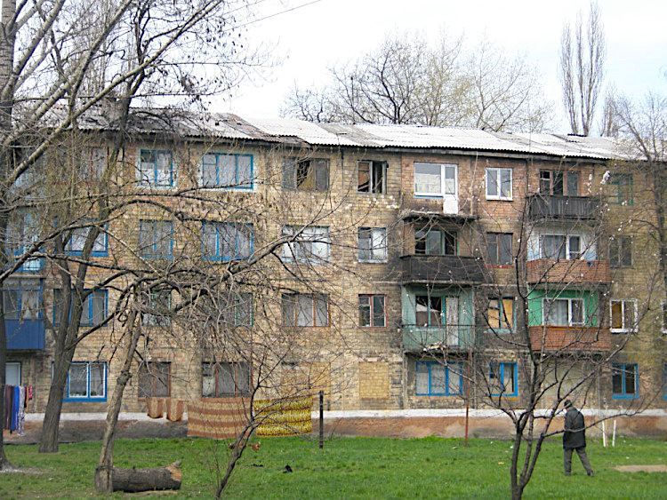 Городок выглядел еще до войны с Россией Городок выглядел еще до войны с Россией