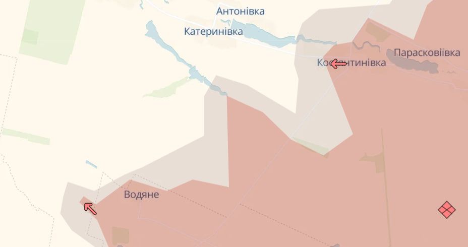 Новые продвижения противника