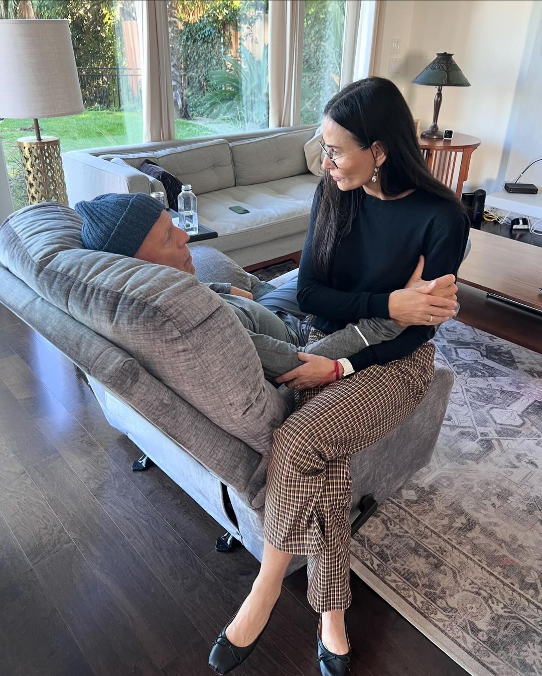 Демі Мур часто відвідує Вілліса. Фото: Instagram/demimoore