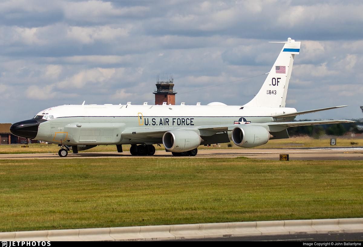Літак-розвідник Boeing RC-135V Rivet. Фото: Jetphotos Літак-розвідник Boeing RC-135V Rivet. Фото: Jetphotos