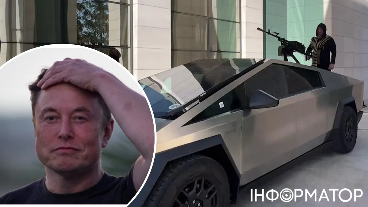 Рамзан Кадиров на Tesla Cybertruck з кулеметом та Ілон Маск