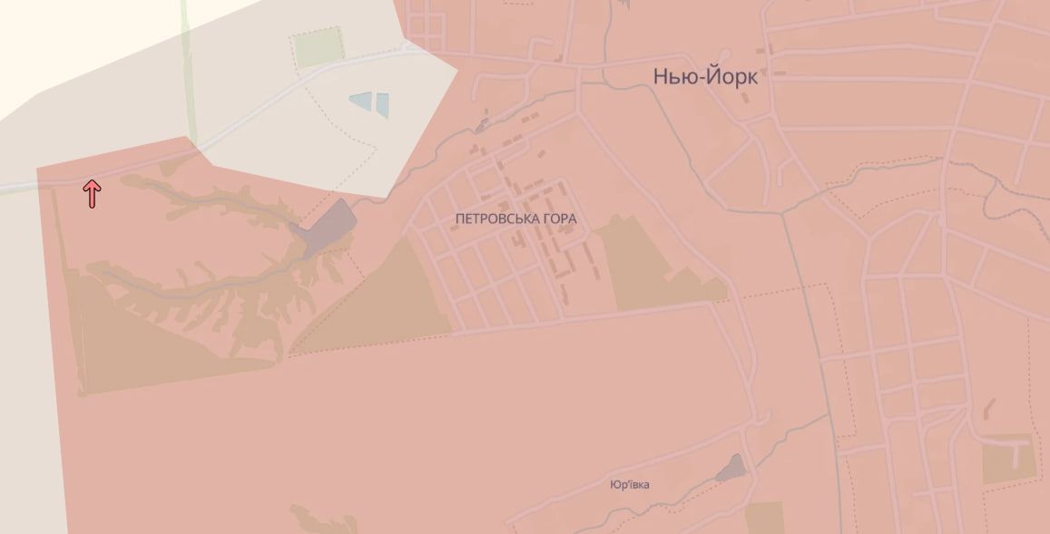 Продвижение врага у Нью-Йорка