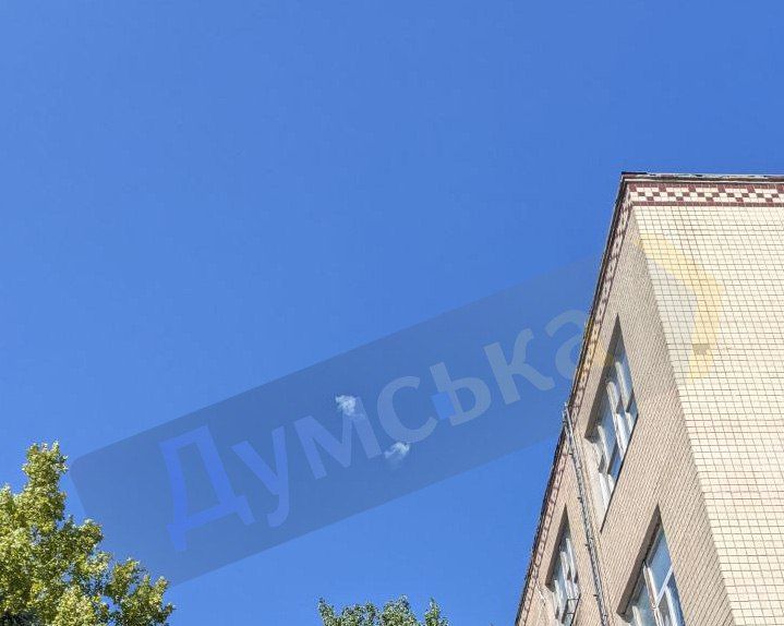 Кадри збиття ворожої ракети Кадри збиття ворожої ракети