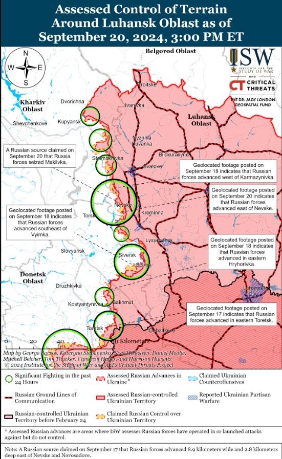 Росіяни просуваються у Покровську і Торецьку, ЗСУ - на сіверському напрямку: ISW розповів про ситуацію на Донеччині 5