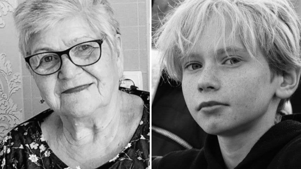 Это Максим Шаульский (12 лет) и его бабушка Валентина Васильевна. Сегодня ночью их убила российская ракета Фото: На Времени Это Максим Шаульский (12 лет) и его бабушка Валентина Васильевна. Сегодня ночью их убила российская ракета Фото: На Времени