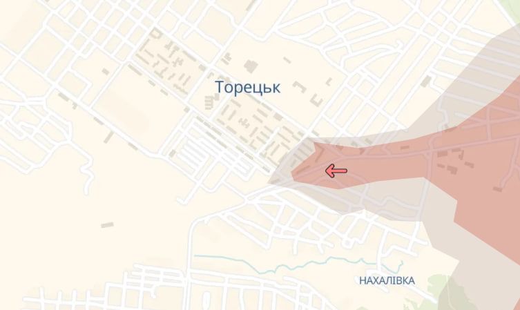 Новые продвижения РФ в Торецке