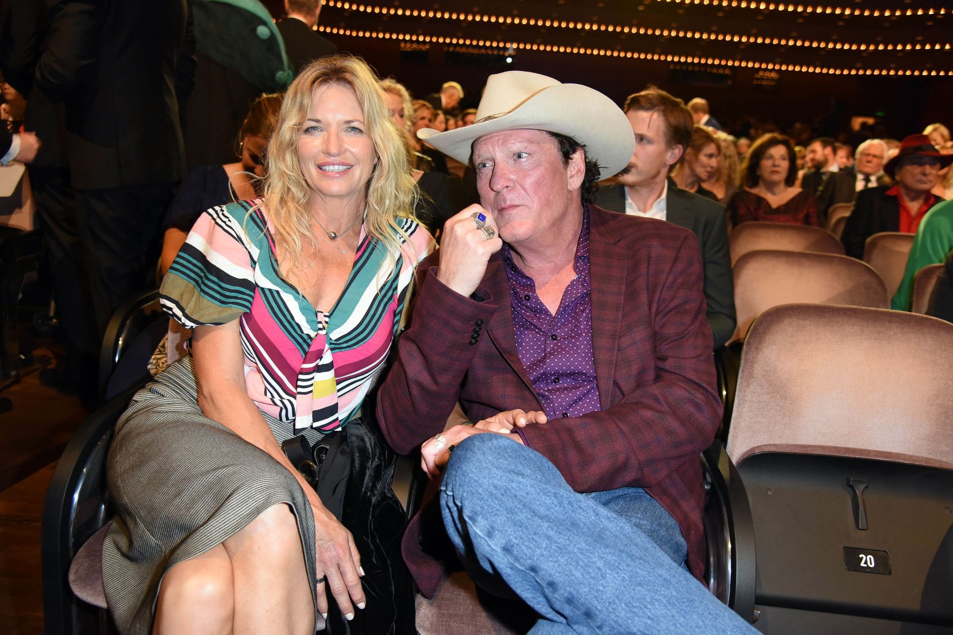 Медсен та його дружина. Фото: Getty Images