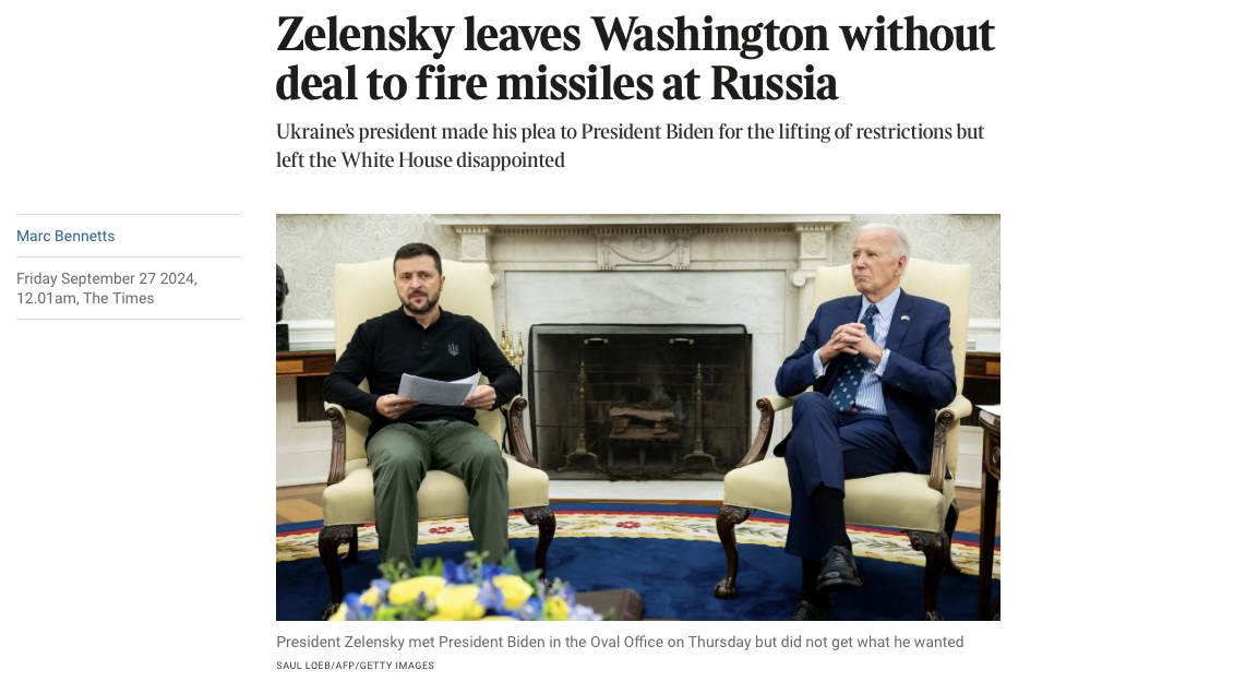 Визит Зеленского в США