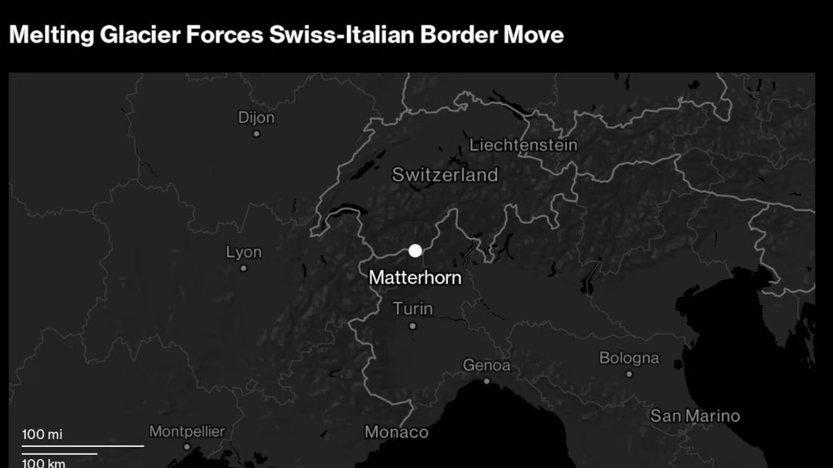 Клімат змінює географію: через танення льодовика в Альпах кордон між Італією та Швейцарією змістився 1