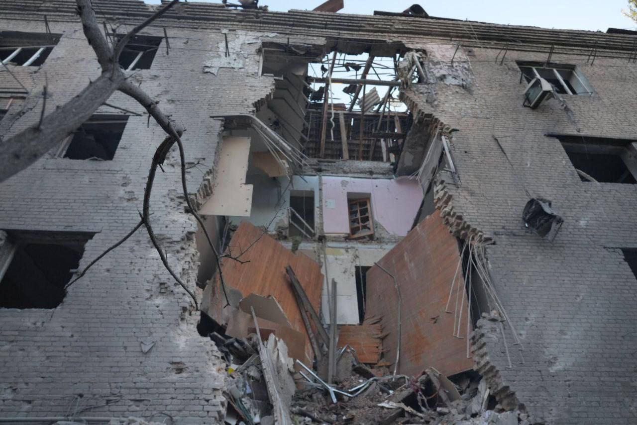 Наслідки атаки РФ по Запоріжжю Наслідки атаки РФ по Запоріжжю