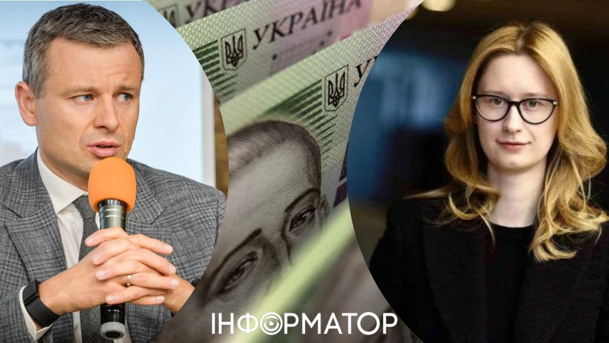 Министр финансов Сергей Марченко и глава бюджетного комитета ВР Роксолана Подласа