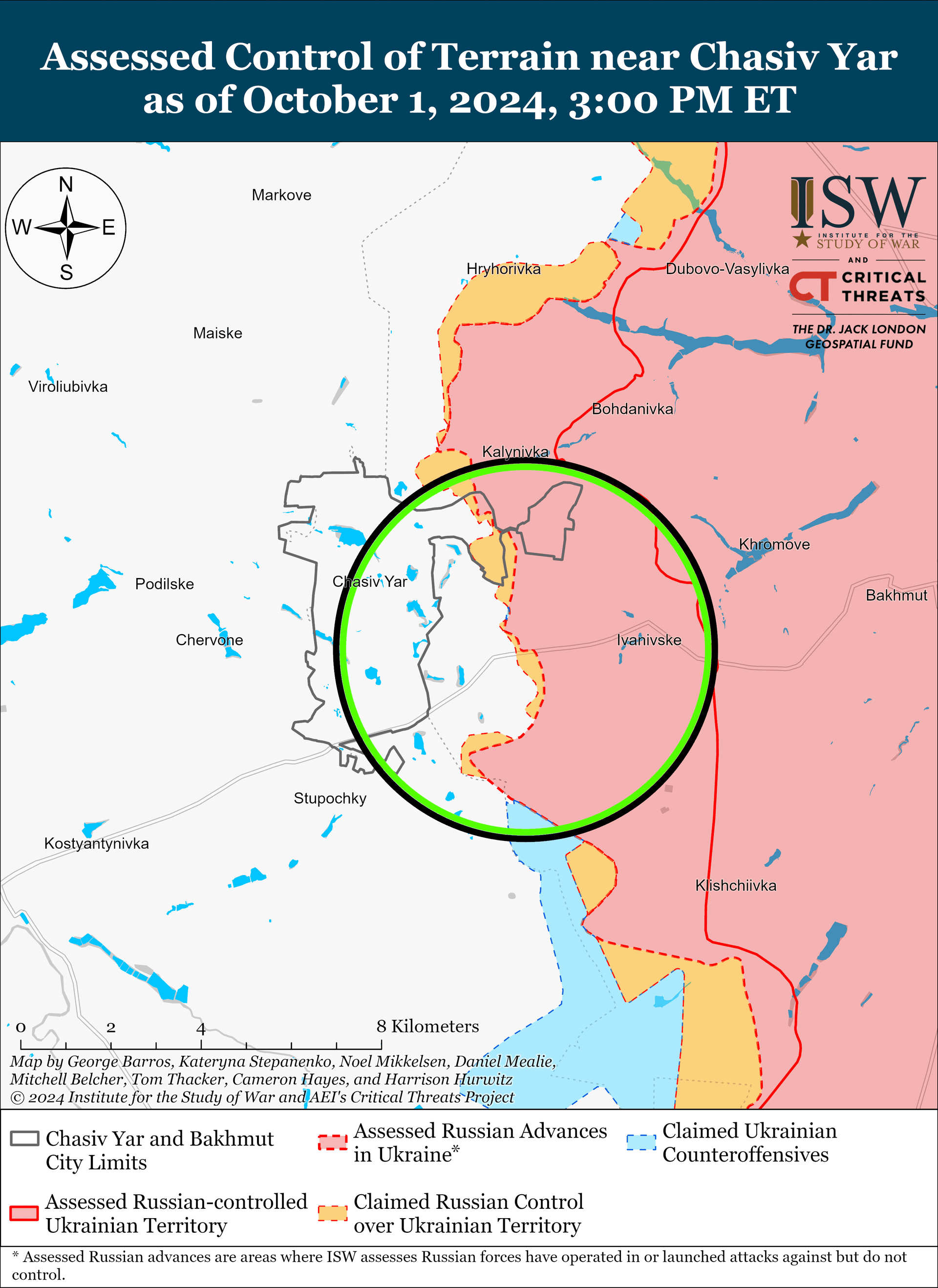 Росіяни просунулися під Покровськом та ще на трьох напрямках – ISW 4