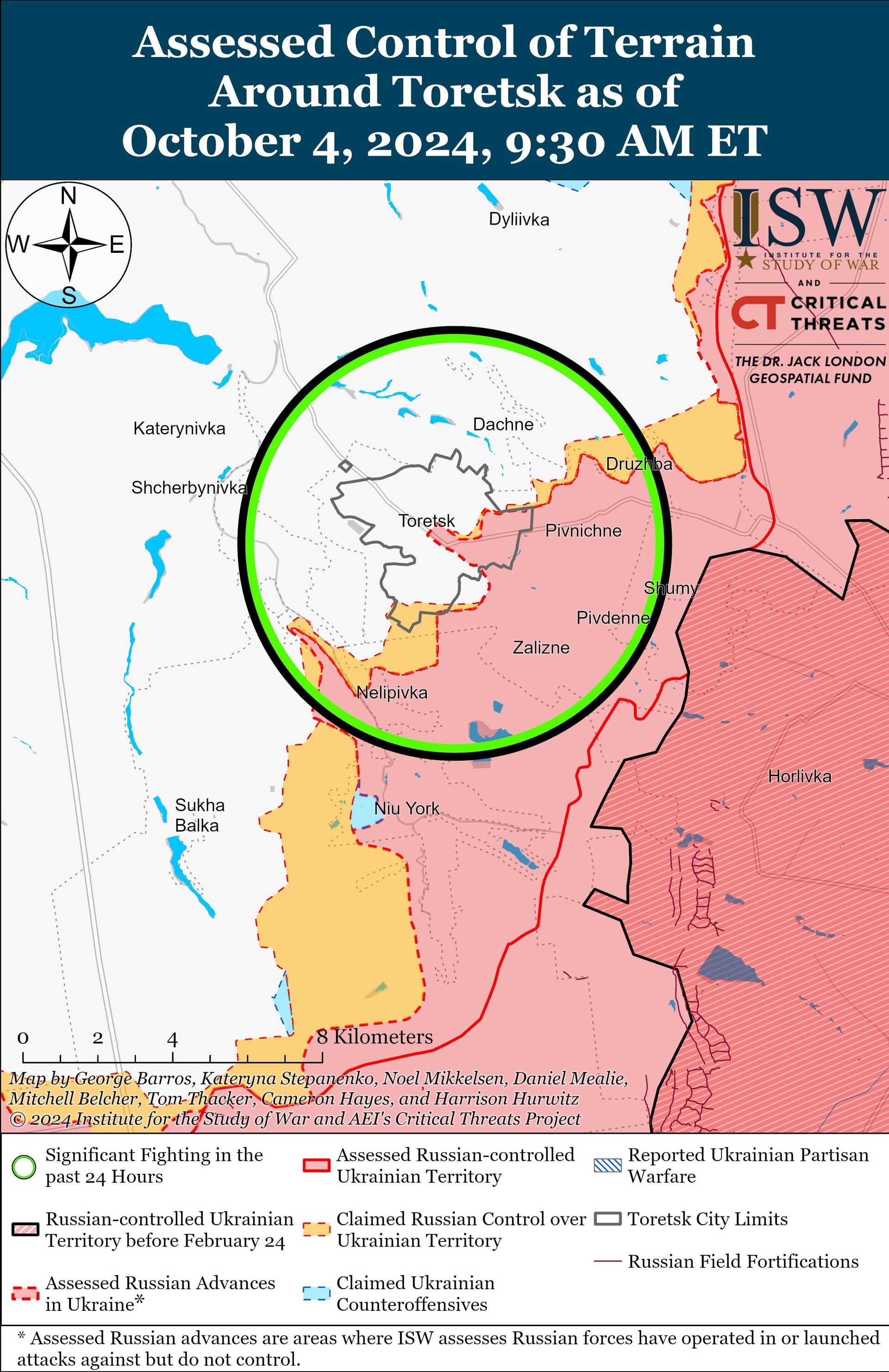 ВСУ продвинулись под Липцами, оккупанты наступают возле Кременной, Торецкая и Покровская: карты ISW 4