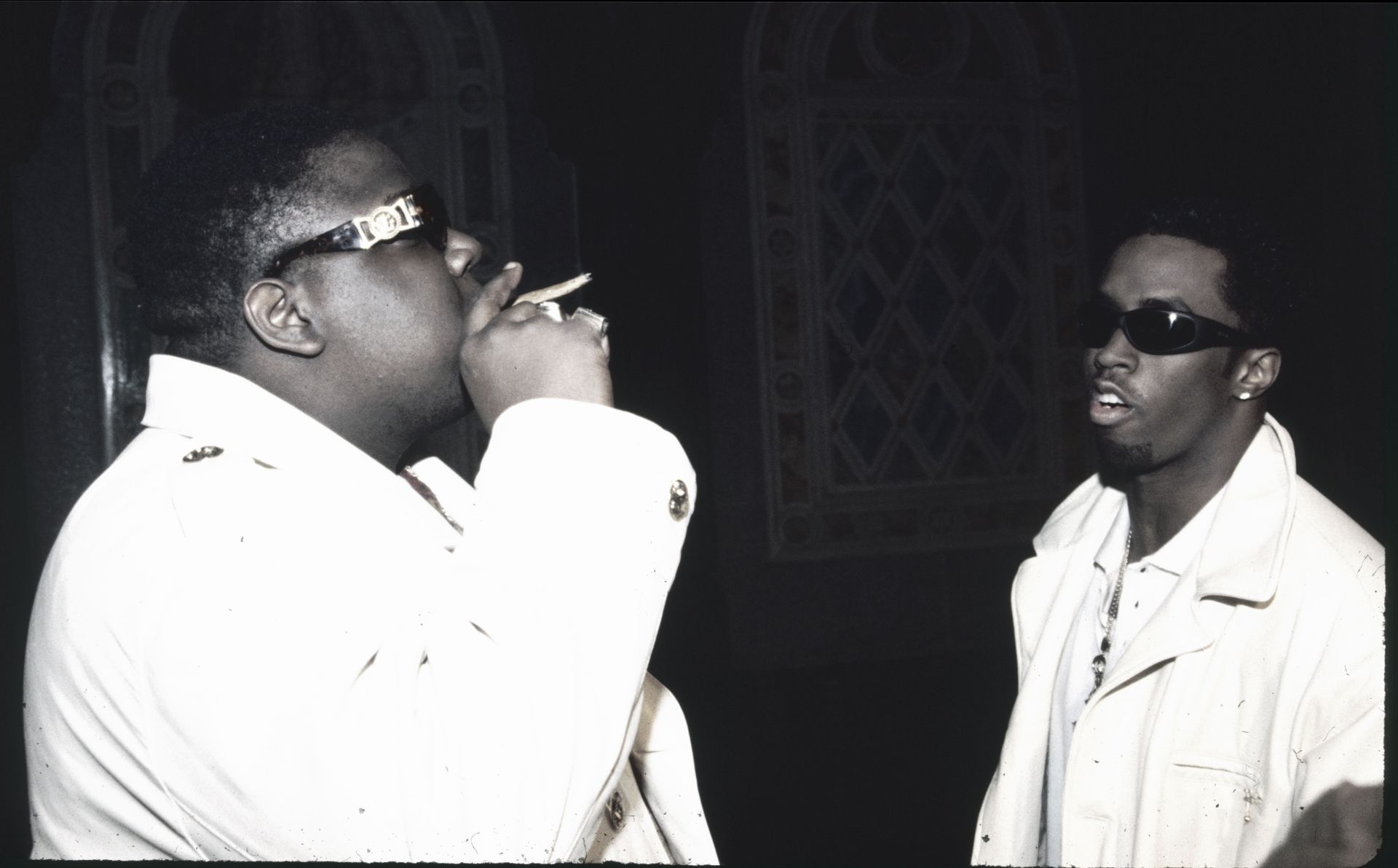 The Notorious B.I.G. вместе с P. Diddy, 1995 год. Фото: Getty Images The Notorious B.I.G. вместе с P. Diddy, 1995 год. Фото: Getty Images
