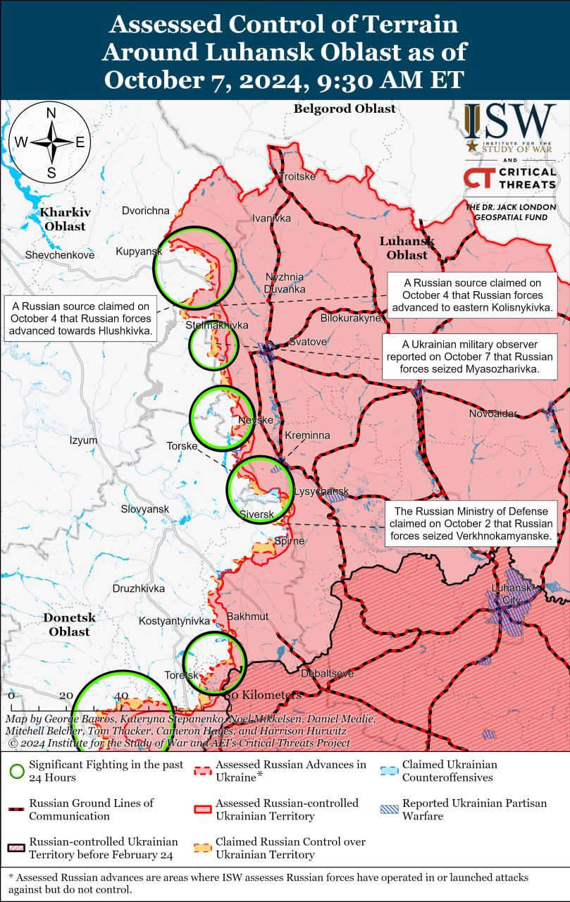 Карти боїв на Луганщині Карти боїв на Луганщині