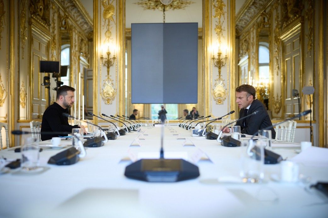 Саміт миру, План перемоги та посилення позицій: про що говорив Зеленський з Макроном у Парижі 1