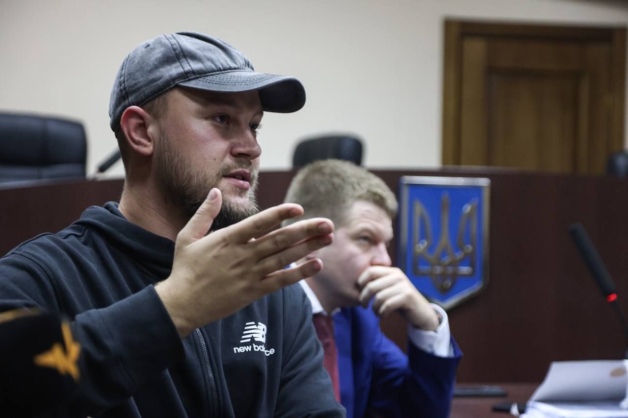 Сергій Гнезділов на суді Сергій Гнезділов на суді