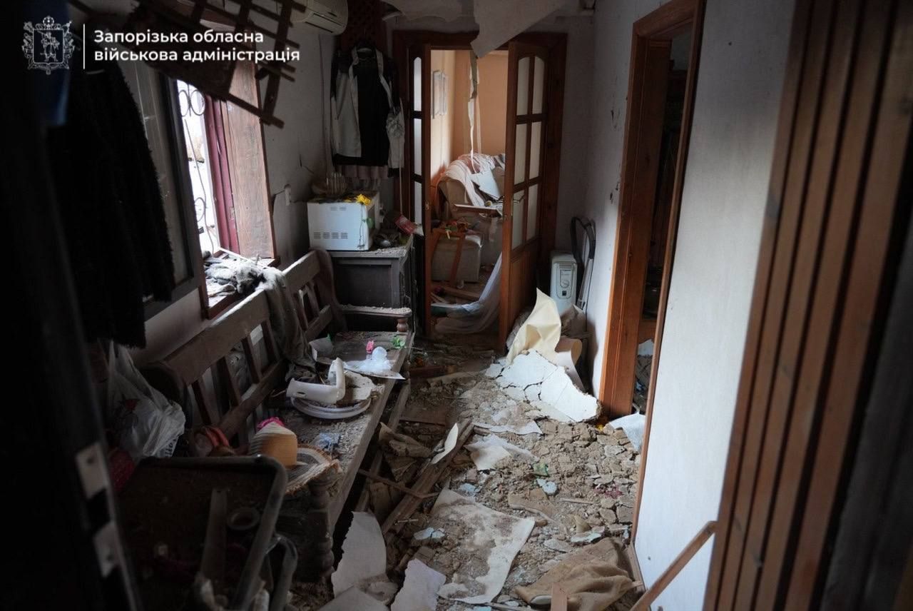 Последствия атаки РФ по Запорожью 12 октября 2024. Фото - Иван Федоров, Запорожская ОВА