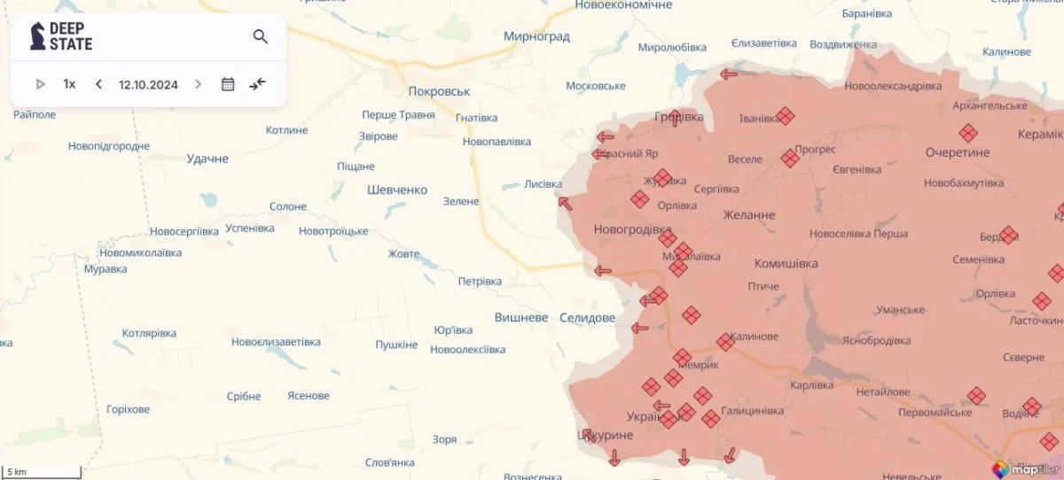 ВСУ восстановили ранее утраченные позиции возле Новогродовки ВСУ восстановили ранее утраченные позиции возле Новогродовки