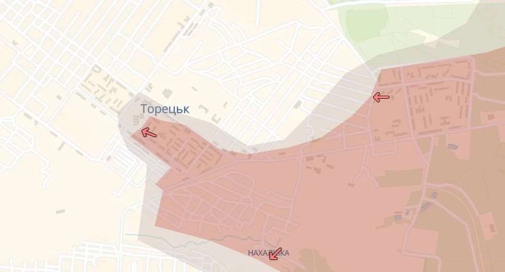 Новые продвижения в Торецке Новые продвижения в Торецке