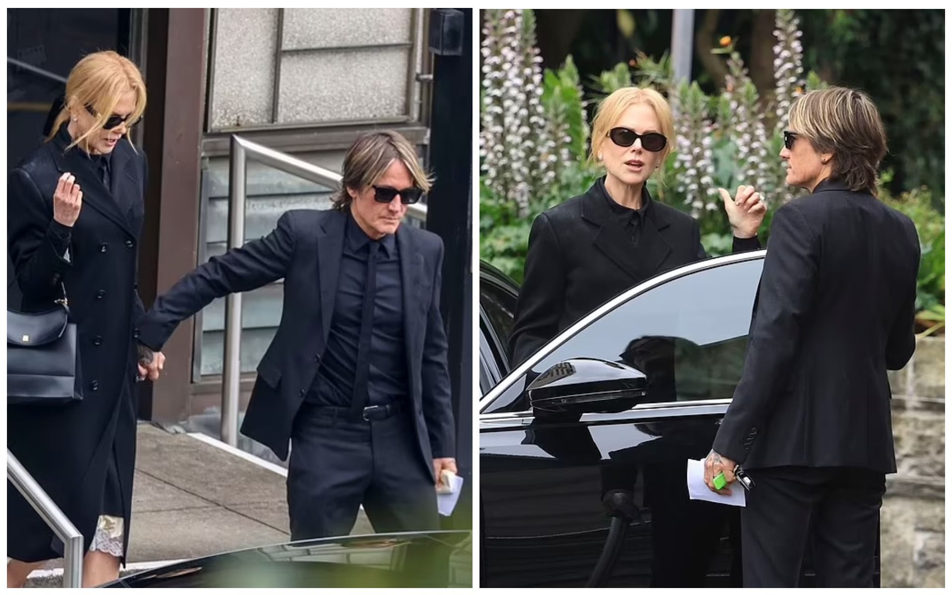 Поддерживал жену за руку. Фото: BackGrid