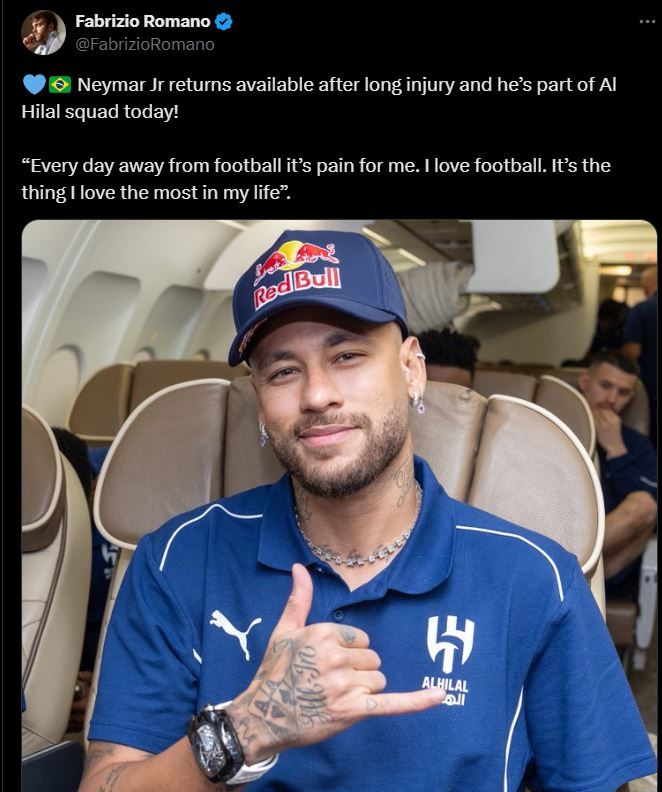 Неймар повернувся до шейхів у бейсболці з натяком 1