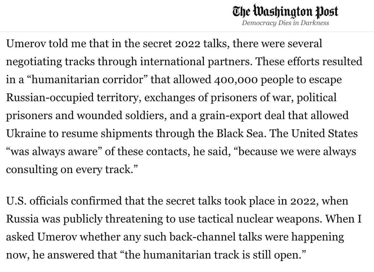 Уривок зі статті The Washington Post Уривок зі статті The Washington Post