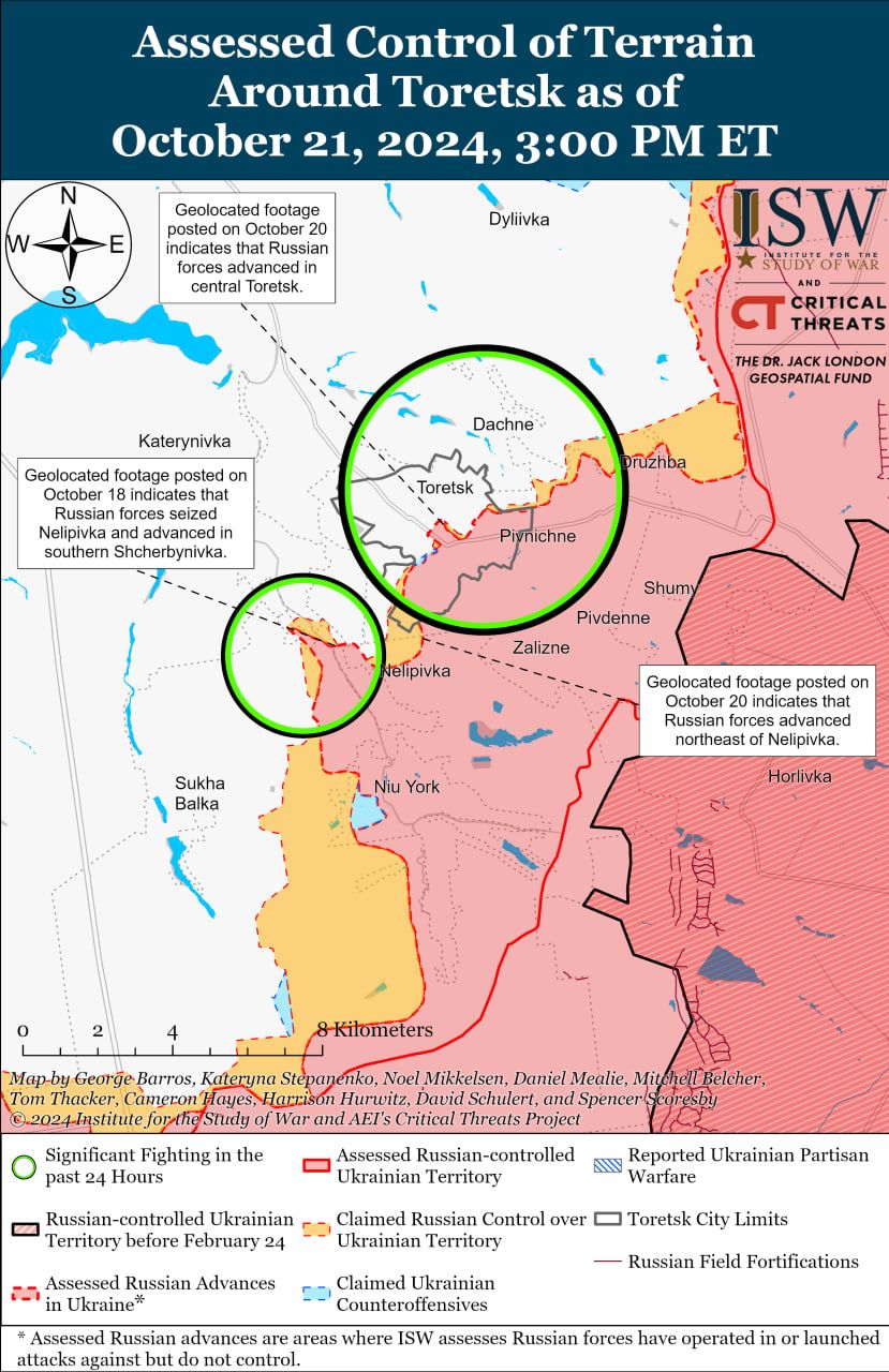 Карти боїв на Донеччині