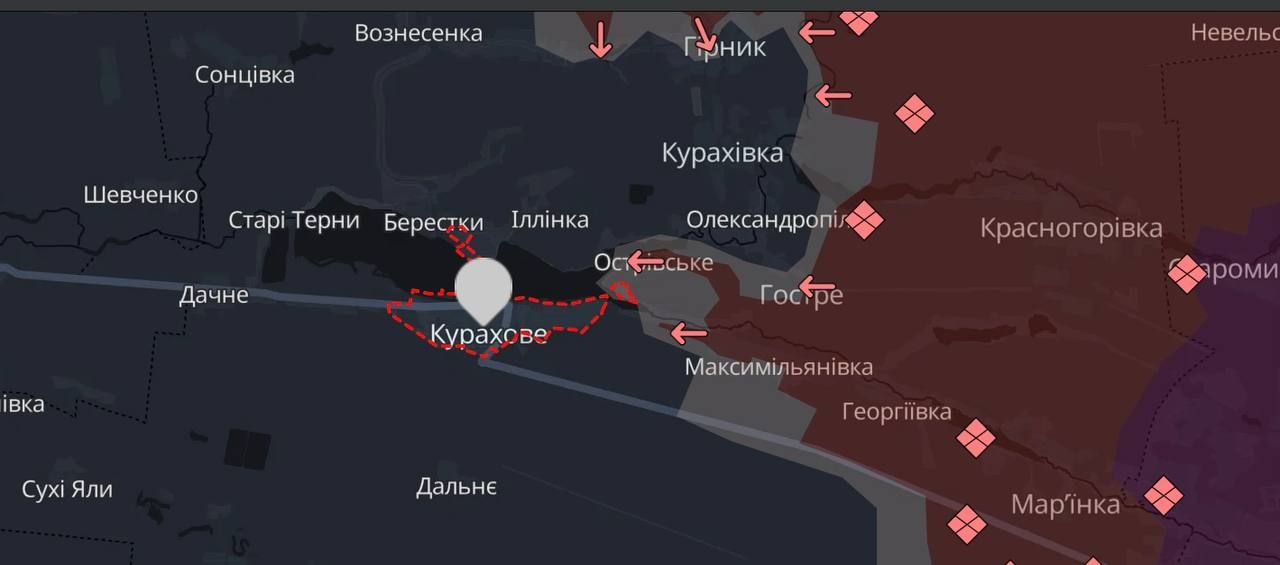Ситуація під Курахове  Ситуація під Курахове
