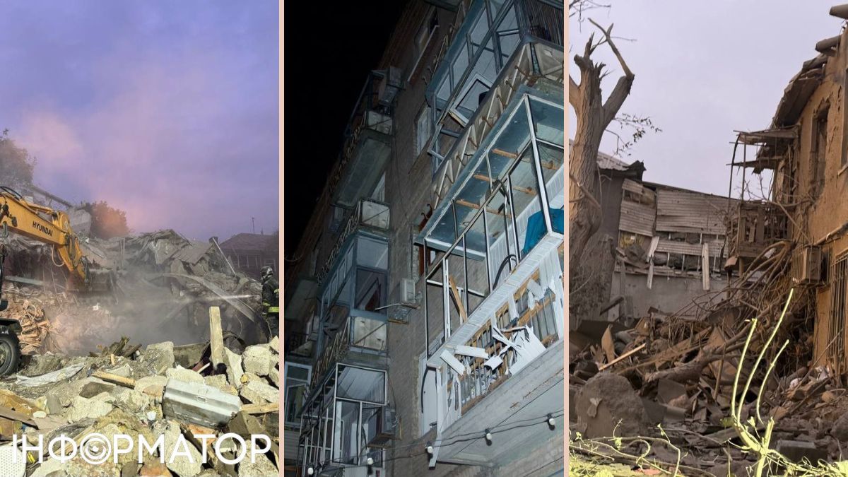 В Днепре повреждены как многоэтажки, так и частные дома В Днепре повреждены как многоэтажки, так и частные дома