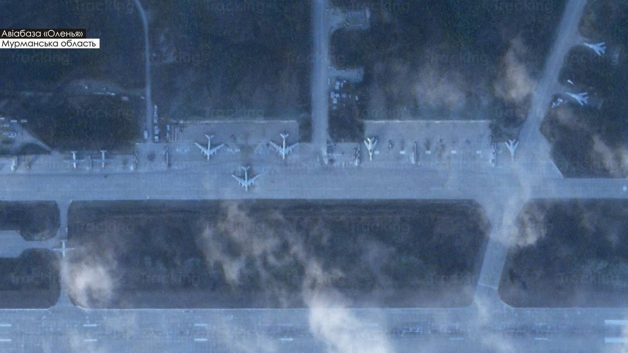 Спутниковый снимок авиабазы Оленья от 27 октября. Данные: Вертикаль Уже в конце недели! Вероятность массированного ракетного удара по Украине резко возрастет 3-4 ноября – источники Информатора 1