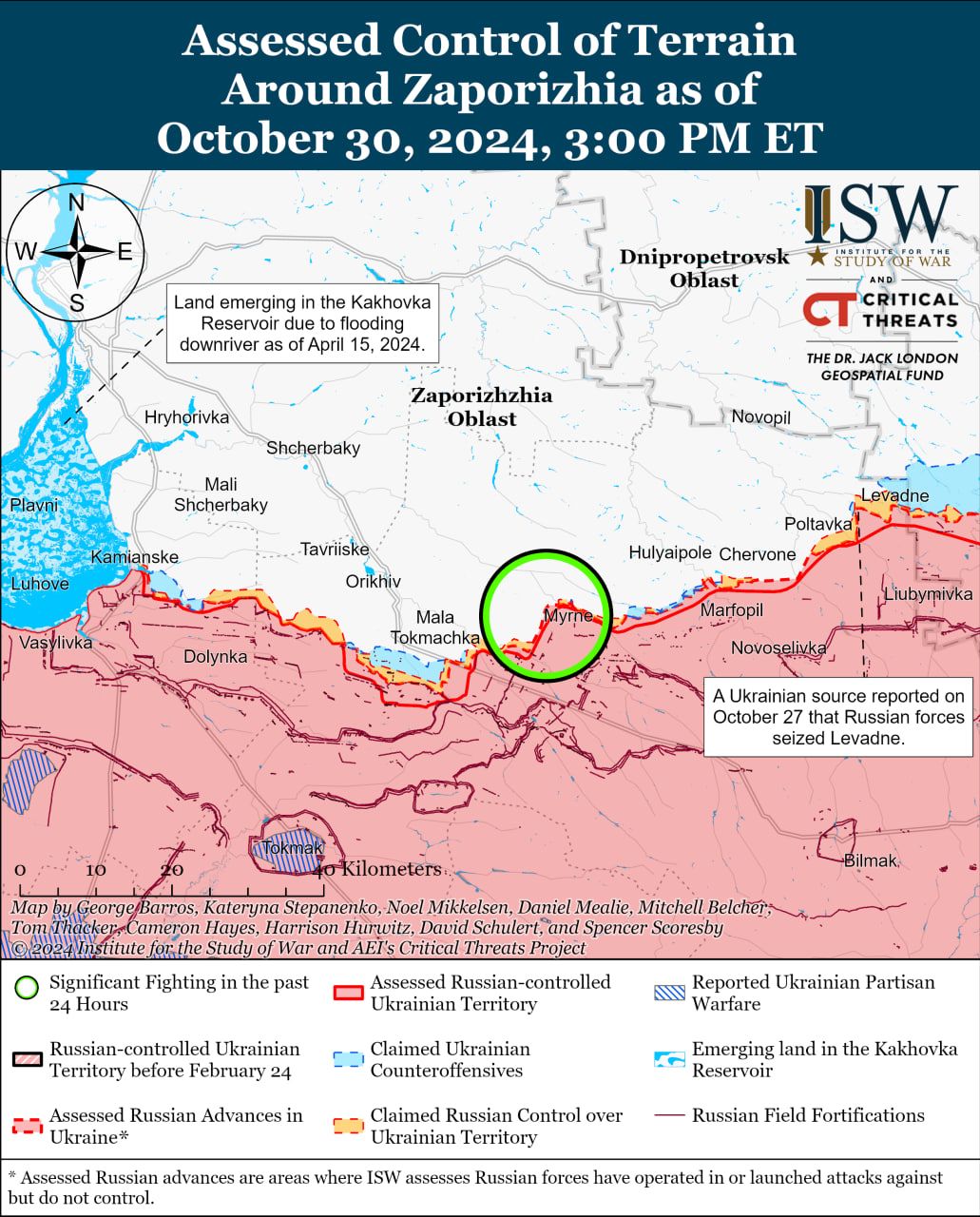 Карти боїв на півдні