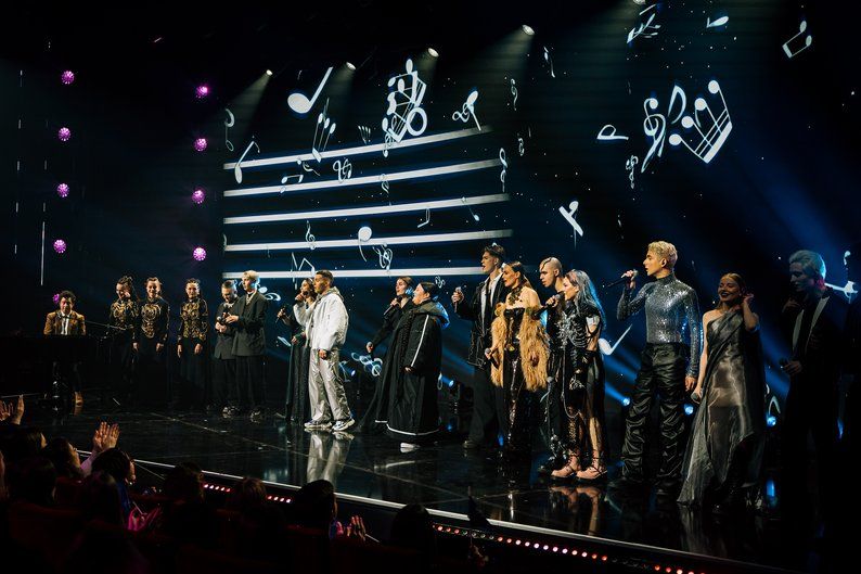 Виступ усіх учасників фіналу Нацвідбору на Євробачення-2025. Фото: Тетяна Джафарова/Суспільне Культура Виступ усіх учасників фіналу Нацвідбору на Євробачення-2025. Фото: Тетяна Джафарова/Суспільне Культура