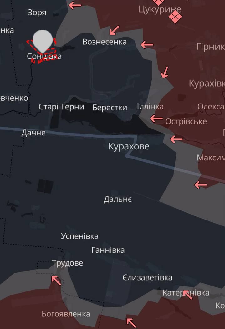 Оккупанты пытаются обойти Курахово с севера Оккупанты пытаются обойти Курахово с севера