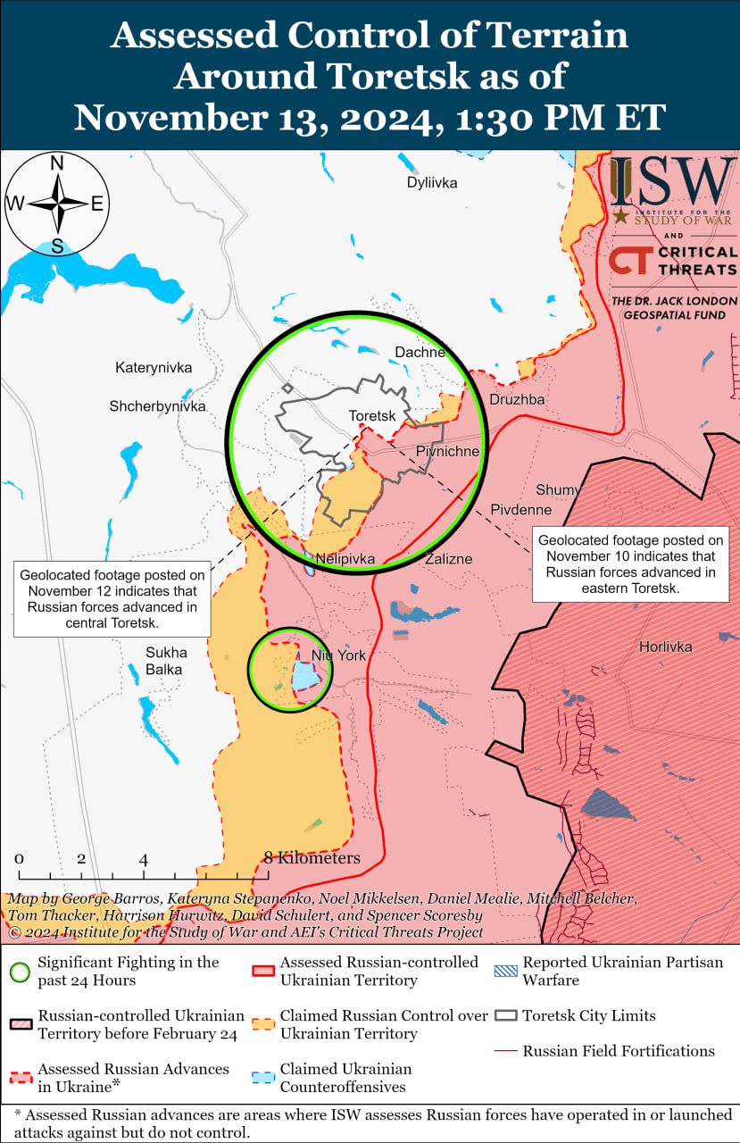 Карти боїв на Донеччині