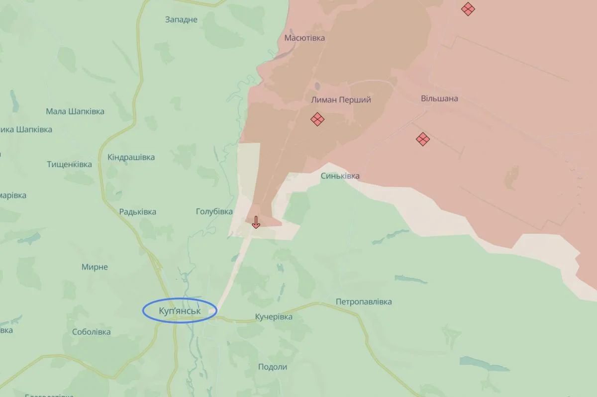 Окупанти рушили з-під Лимана Першого на Куп'янськ Окупанти рушили з-під Лимана Першого на Куп'янськ