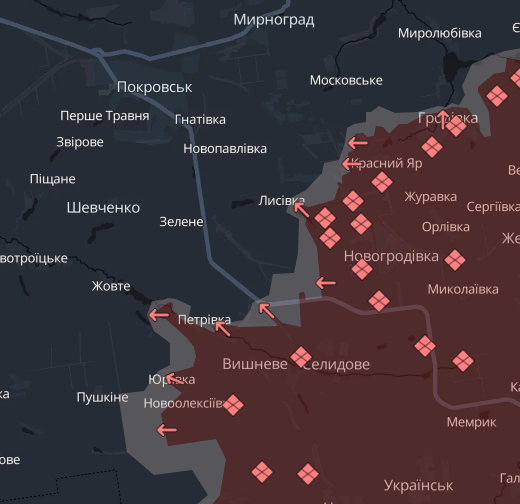 На Покровском направлении россияне продвинулись вперед На Покровском направлении россияне продвинулись вперед