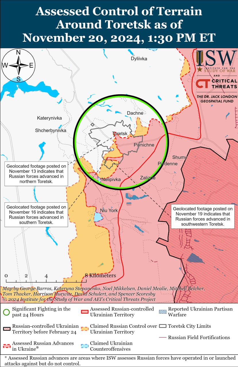 Карти боїв на Донеччині