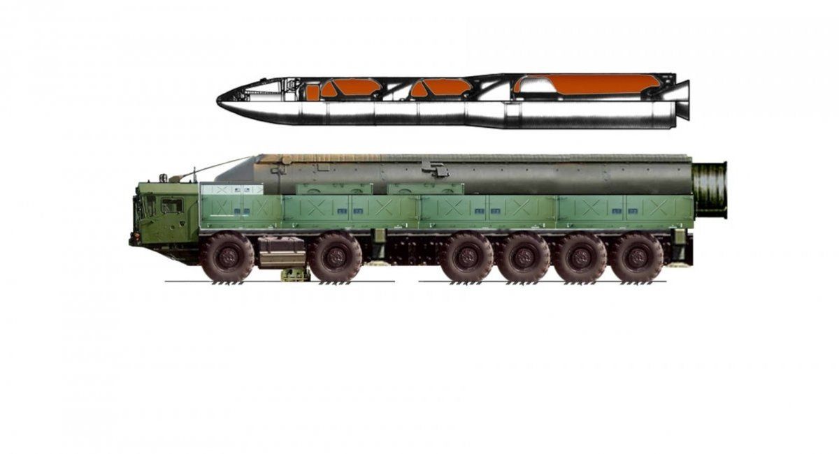Возможный вид РС-26 "Рубеж". Фото: Defence Express Возможный вид РС-26 "Рубеж". Фото: Defence Express