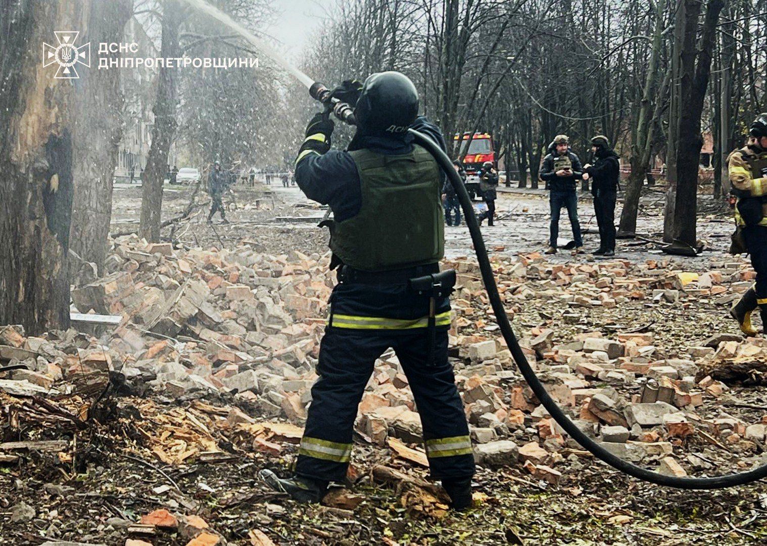 Наслідки удару РФ по Кривому Рогу Наслідки удару РФ по Кривому Рогу