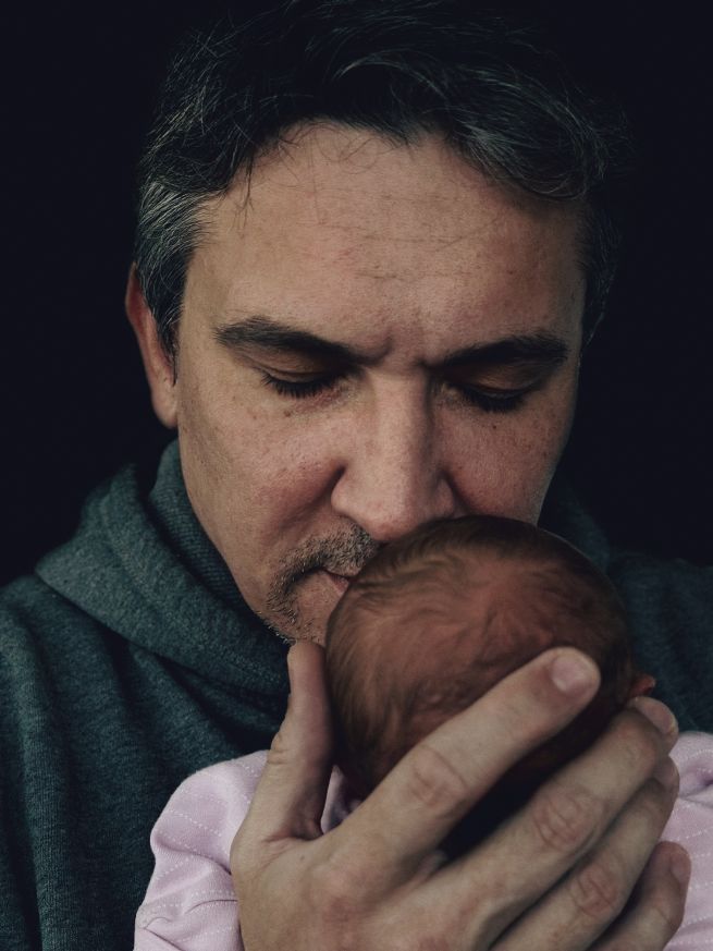 Сергей Кисель с дочкой. Фото: 1+1