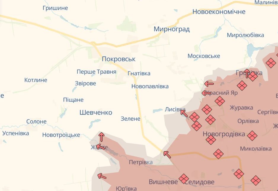 Ворог наближається до Покровська Ворог наближається до Покровська