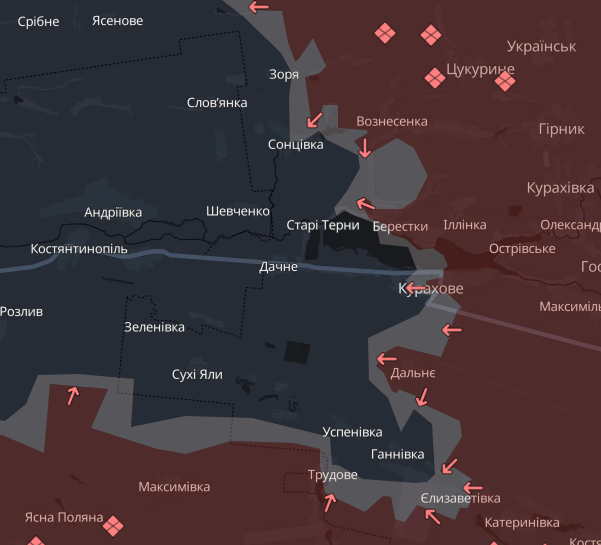 Курахівський напрямок наразі найскладніший Курахівський напрямок наразі найскладніший