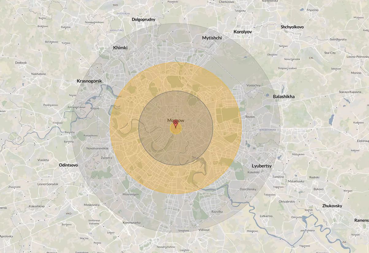 Москва, ядерна бомба