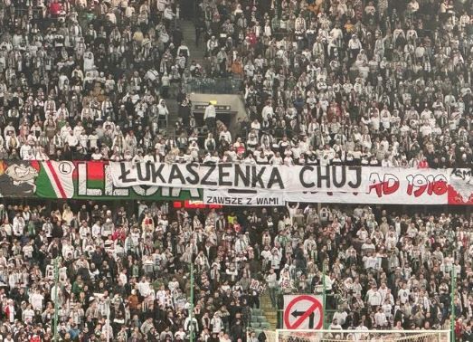 UEFA оцінив брудну лайку фанів Легії на адресу Лукашенка у кругленьку суму 1
