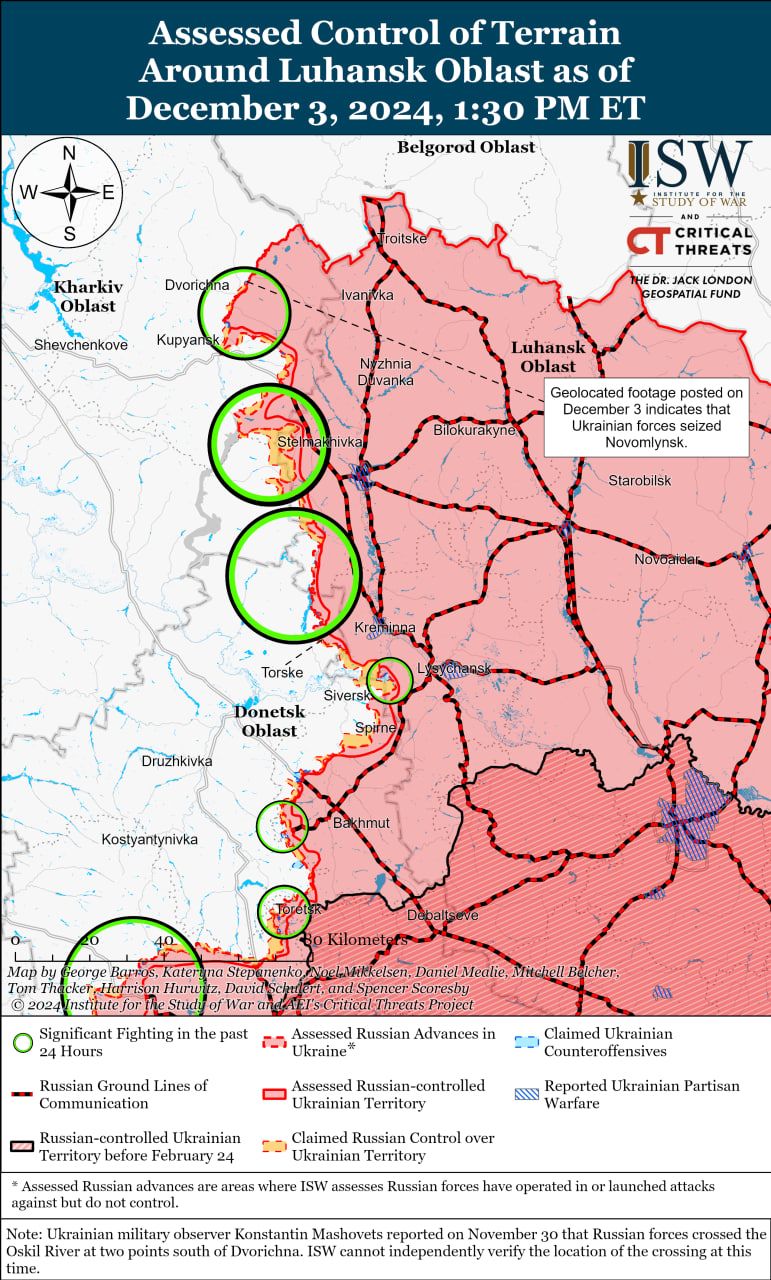 Карта боев в Луганской области Карта боев в Луганской области