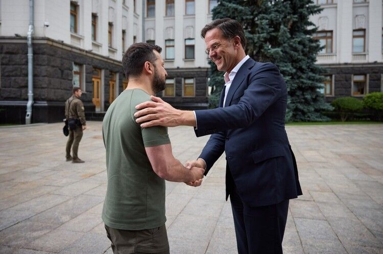 Владимир Зеленский и Марк Рютте Владимир Зеленский и Марк Рютте